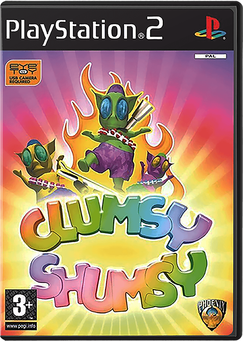 Clumsy Shumsy box art for Playstation 2